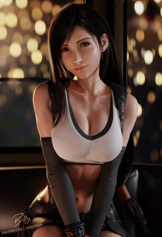 萬圣節(jié)小惡魔蒂法渲染圖：氣質(zhì)邪魅