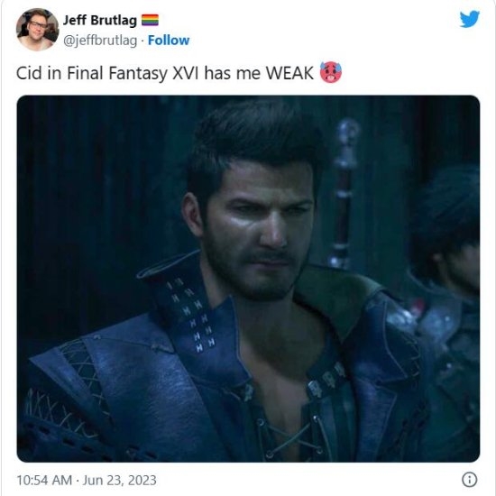 《FF16》希德被玩家們所追捧：太性感了