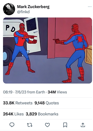 被Twitter氣跑的品牌主 奔向Threads