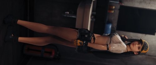 《最終幻想7：重制版》救生員蒂法MOD：無比吸睛