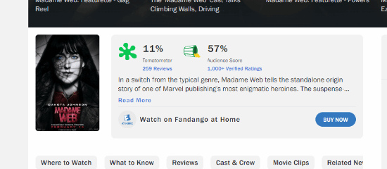 《蜘蛛夫人》女演員稱網(wǎng)絡(luò)毀了票房！人們都等著看笑話