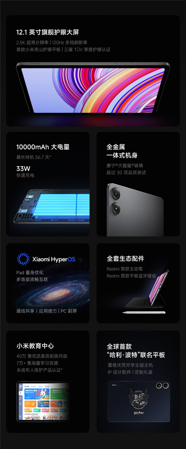 2.5K高刷大屏+驍龍芯僅1499元起！Redmi Pad Pro新配色上線