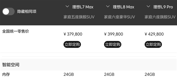 手機開始卷24GB內(nèi)存 理想汽車的車機早實現(xiàn)了