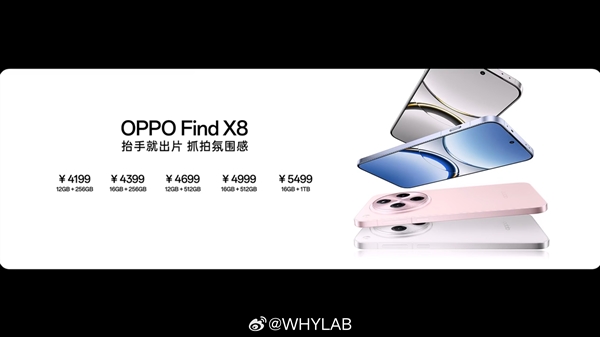 OPPO最佳直屏手機！OPPO Find X8正式發(fā)布：售價