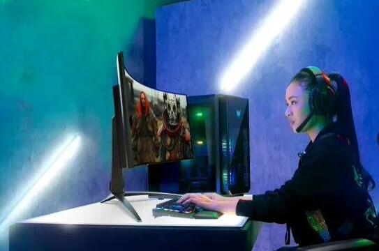 宏碁推出掠奪者Z57電競顯示器：分辨率達(dá)7620x2160、120Hz高刷