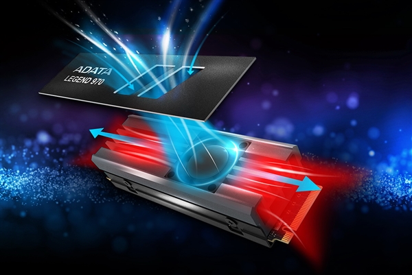 威剛發(fā)布首款PCIe 5.0 SSD：自帶小風(fēng)扇 降溫10％