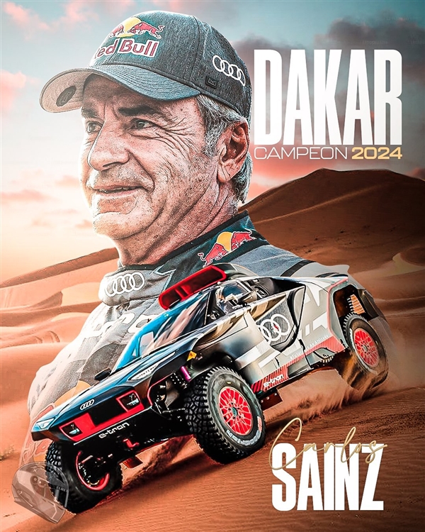 史上首次電動車奪冠！塞恩斯駕奧迪RS Q e-tron加冕達喀爾四冠王