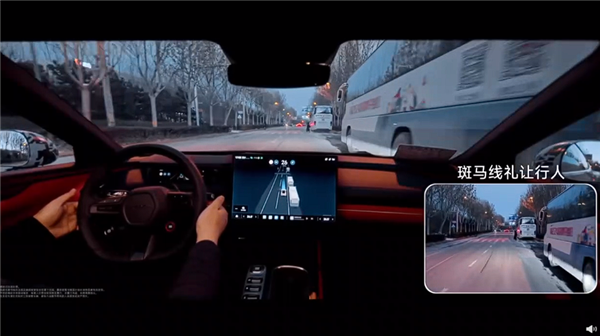 小米自動(dòng)駕駛一鏡到底展示：雪后晚高峰全程0接管