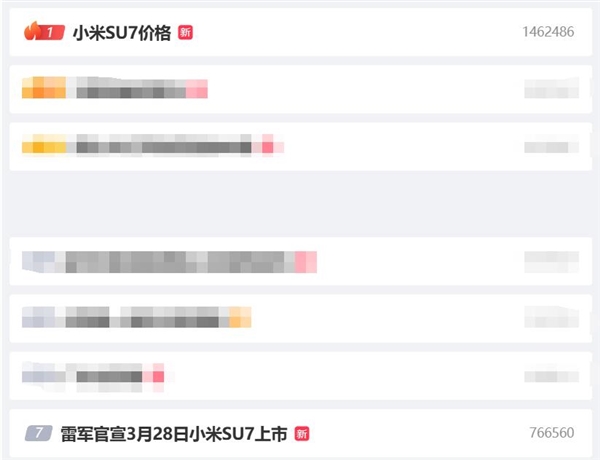 熱搜第一！小米SU7價格引發(fā)熱議：雷軍曾說“確實有點貴”