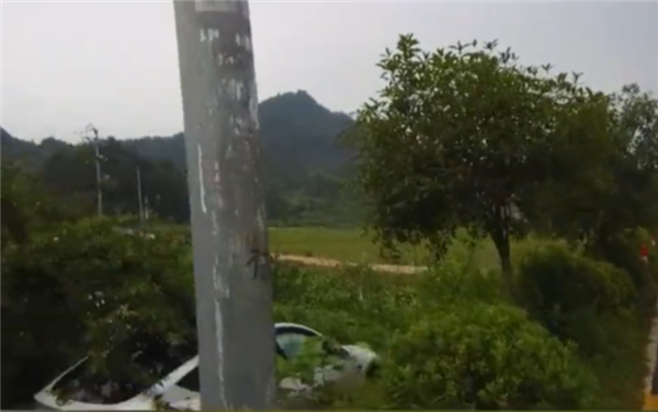 男子彎腰撿瓶子 特斯拉Model 3一頭扎進(jìn)農(nóng)田 如此分心實(shí)屬不該