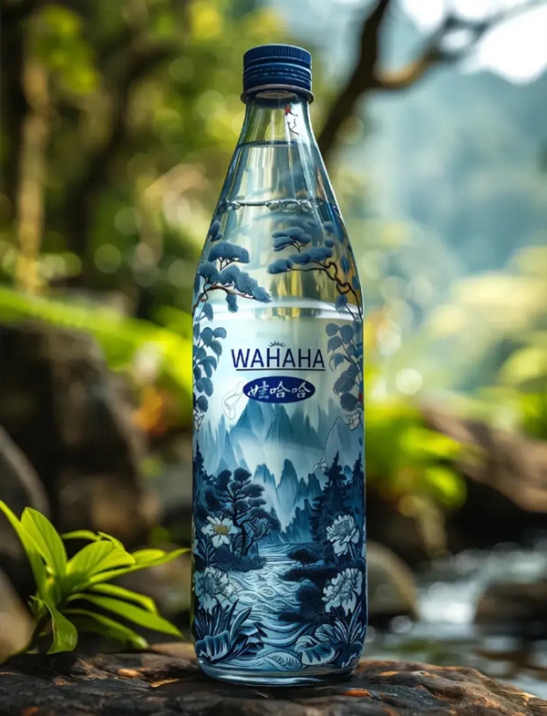 網(wǎng)友給娃哈哈設(shè)計(jì)的國際版包裝：這風(fēng)格立馬高大上