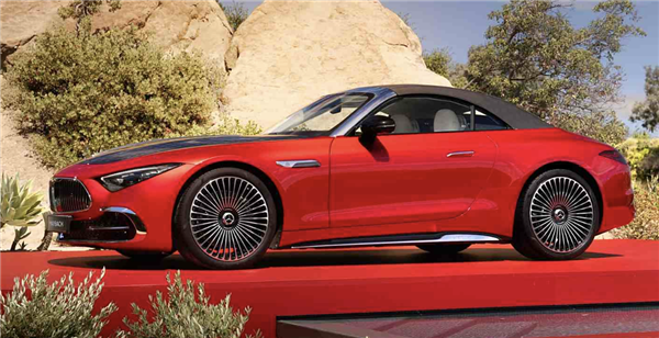 邁巴赫首款敞篷跑車！基于AMG SL打造：雙M LOGO遍布全身