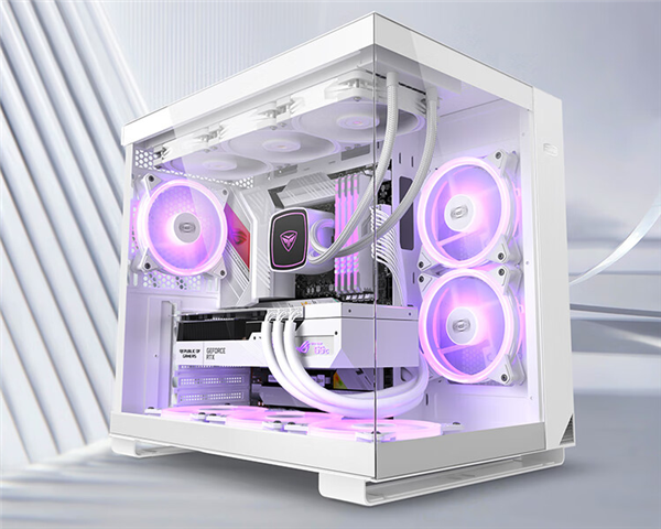 349元買個(gè)“海景房”！超頻三星界C3 T500機(jī)箱上架：270度無(wú)柱全景