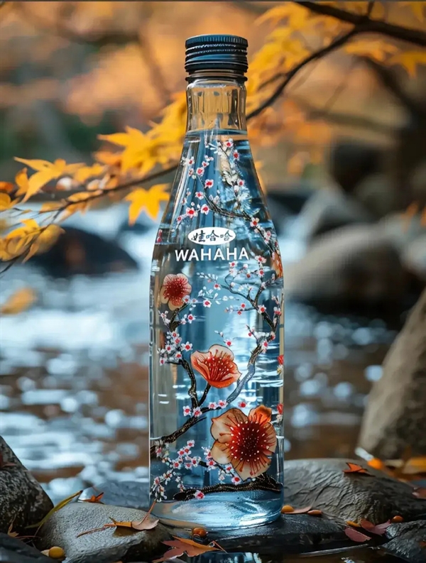 網(wǎng)友給娃哈哈設(shè)計(jì)的國際版包裝：這風(fēng)格立馬高大上