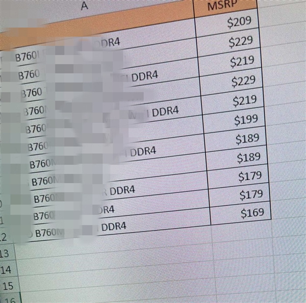 Intel B760主板果然大漲價(jià)！怎么跟AMD學(xué)壞了？