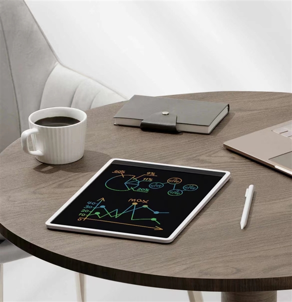 尺寸超越iPad！小米推出米家液晶小黑板多彩版：59元 一年續(xù)航
