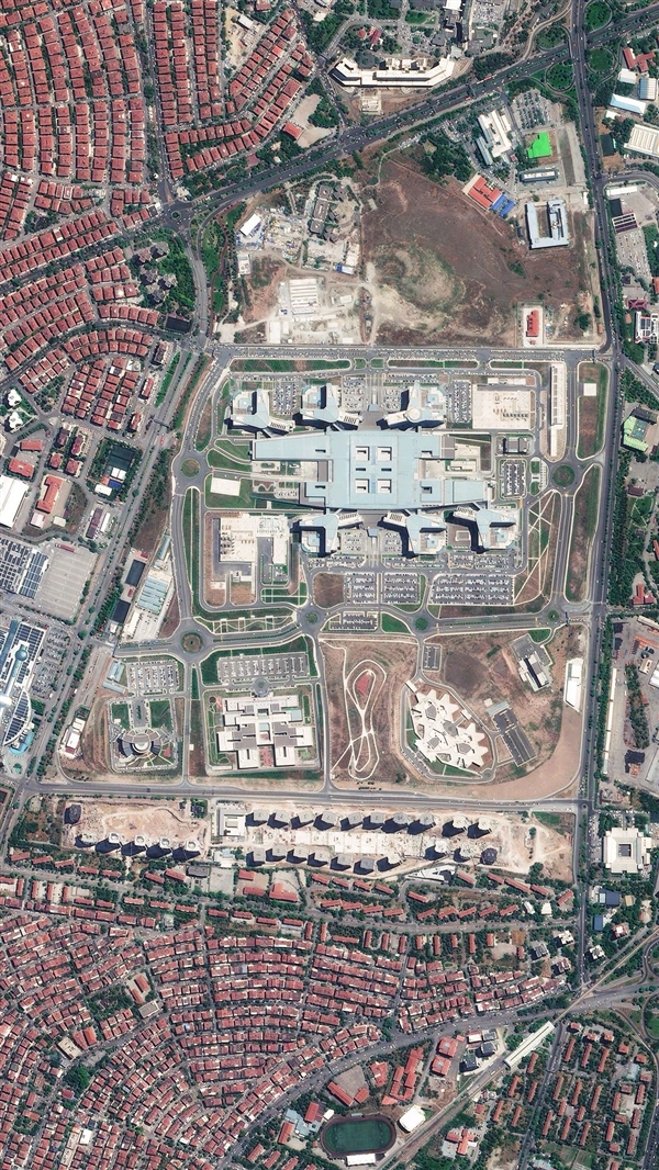 吉林一號衛(wèi)星帶你看浪漫的土耳其：古代城墻、現(xiàn)代建筑