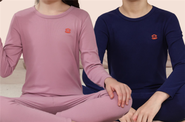 保暖媲美羊絨 大嘴猴親子款加厚磨毛秋衣秋褲套裝：到手29.9元