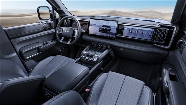 30萬起 比亞迪方程豹首車豹5內(nèi)飾官圖發(fā)布：升降檔桿、水晶按鍵絕了