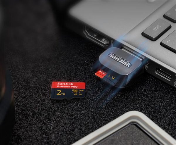 閃迪至尊超極速microSDXC UHS-I存儲卡上市：2TB首發(fā)1569元