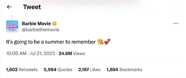 《芭比》被日本大規(guī)模抵制 原子彈爆炸和蘑菇云刺痛內(nèi)心:官方賬號(hào)無(wú)視(圖2) 《芭比》被日本大規(guī)模抵制 原子彈爆炸和蘑菇云刺痛內(nèi)心:官方賬號(hào)無(wú)視