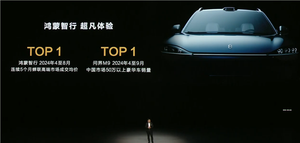 問界M9立大功！鴻蒙智行連續(xù)5個(gè)月蟬聯(lián)高端車成交均價(jià)第一