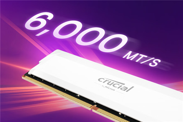 819元 美光英睿達Pro DDR5-6000白色版套裝上架：最高6000MT/s