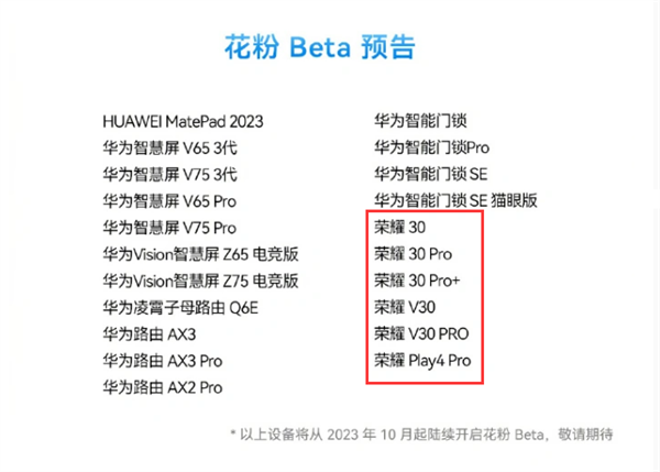 榮耀手機(jī)也能升級(jí)華為鴻蒙HarmonyOS 4了 首批6款機(jī)型