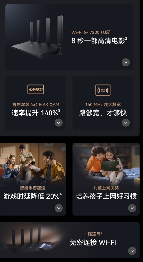 449元！華為路由AX6 new白色版上架：內(nèi)置HarmonyOS、速率7200Mbps