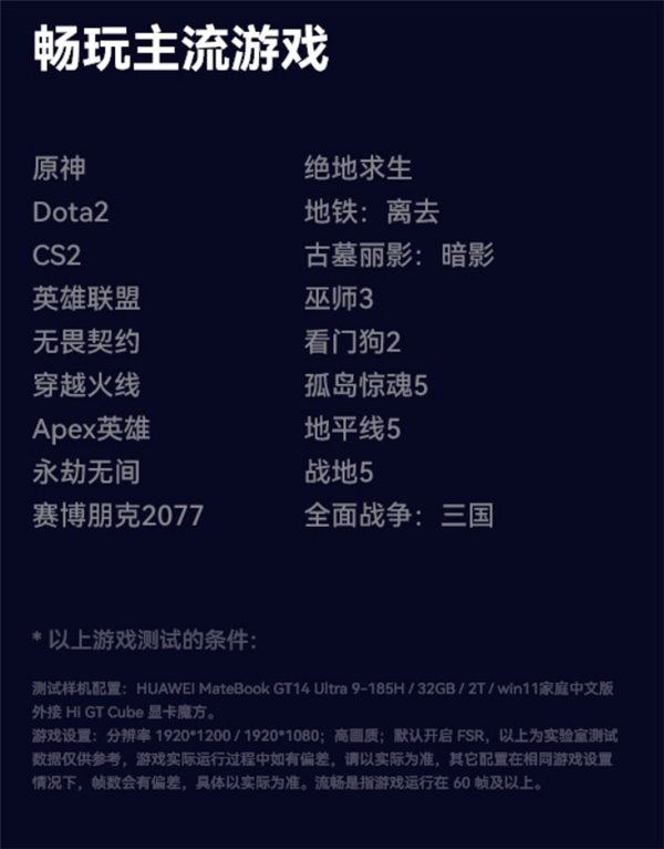 3999元！華為MateBook GT 14外接顯卡上架：AMD RX 7600M XT 秒變游戲本