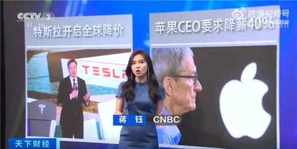 特斯拉、庫克雙雙登上央視新聞：銷量未達目標 全球降價