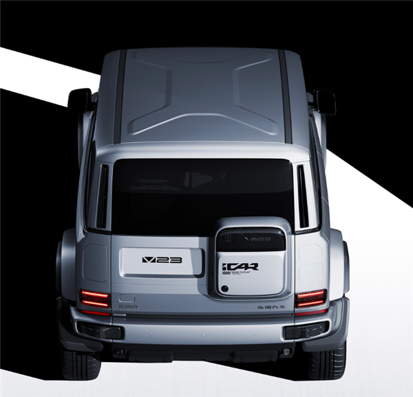 80后印象中的吉普車！全新奇瑞iCAR V23實車曝光：純粹方盒子