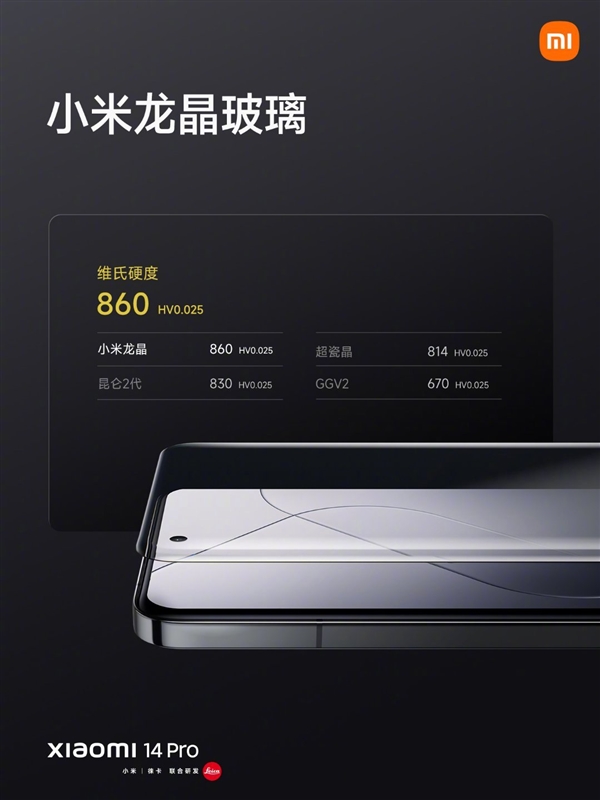 小米14 Pro首發(fā)！雷軍展示龍晶玻璃實測視頻：直接拍碎普通強化玻璃
