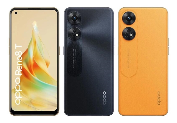 OPPO Reno 8T外觀渲染圖曝光：?jiǎn)慰字逼痢⒑笾秒p環(huán)三攝