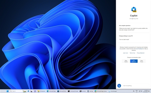 Win11或?qū)⒕拮儯合到y(tǒng)級(jí)AI工具Copilot有望本月開(kāi)啟測(cè)試