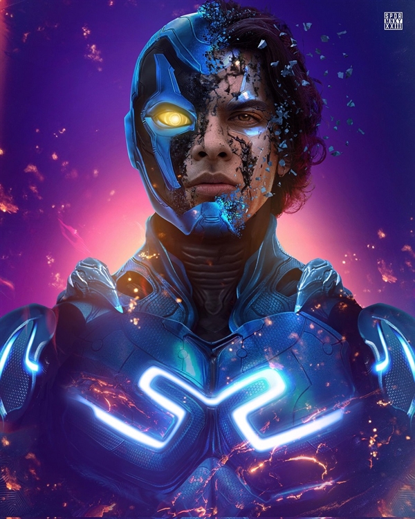 《藍(lán)甲蟲》首映成績比肩《沙贊2》