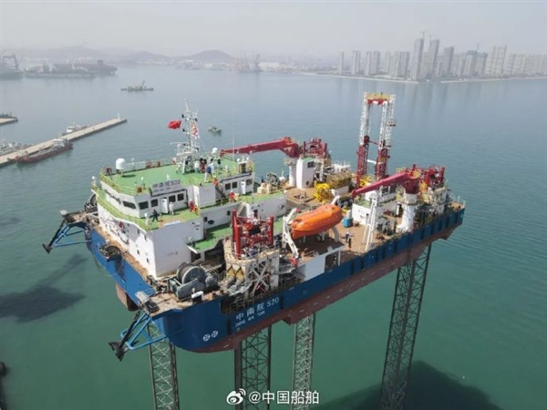 國內(nèi)首艘！“中南院520”號海上勘測試驗(yàn)平臺交付