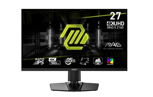 微星推出MAG 274UPF E2顯示器：4K Rapid IPS面板