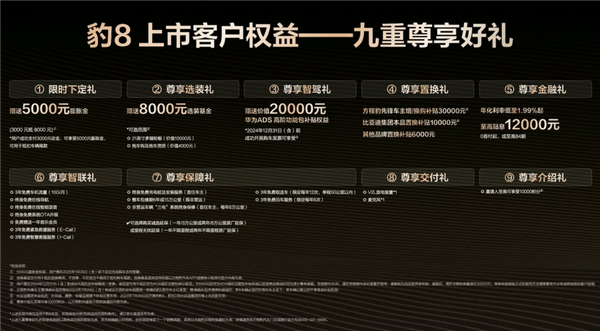 比亞迪首款華為智駕車！方程豹汽車豹8上市：37.98萬起