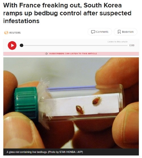 歐洲、韓國(guó)瘋狂擴(kuò)散！多國(guó)爆發(fā)床虱危機(jī)：以人類血液為食