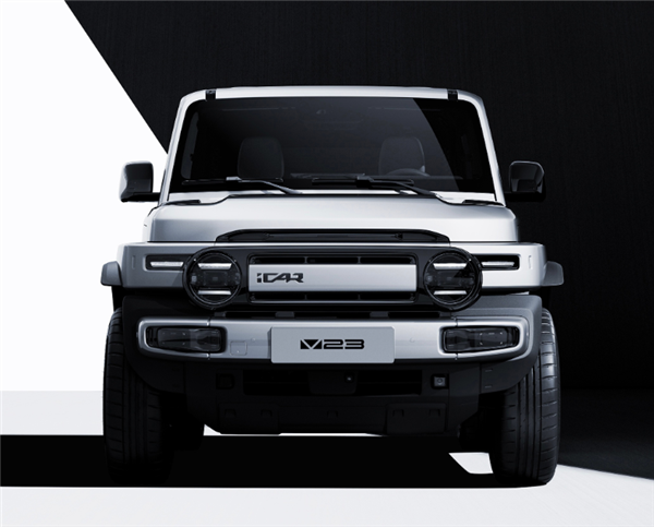80后印象中的吉普車！全新奇瑞iCAR V23實車曝光：純粹方盒子