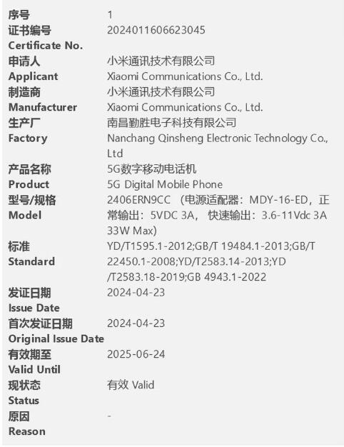 百元小金剛！Redmi 13 5G手機通過3C認證：支持33W充電