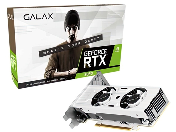 至少1399！影馳發(fā)布半高式RTX 3050 6GB：全球第一款全白刀卡