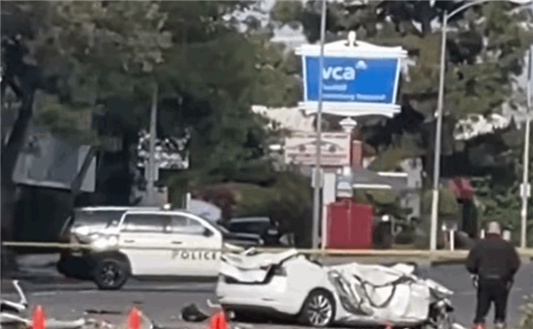 美國(guó)一特斯拉深夜撞墻致3死3傷：撞車時(shí)速高達(dá)160km/h