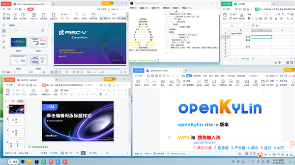 openKylin系統(tǒng)成功在RISC-V上運(yùn)行x86軟件！微信、WPS