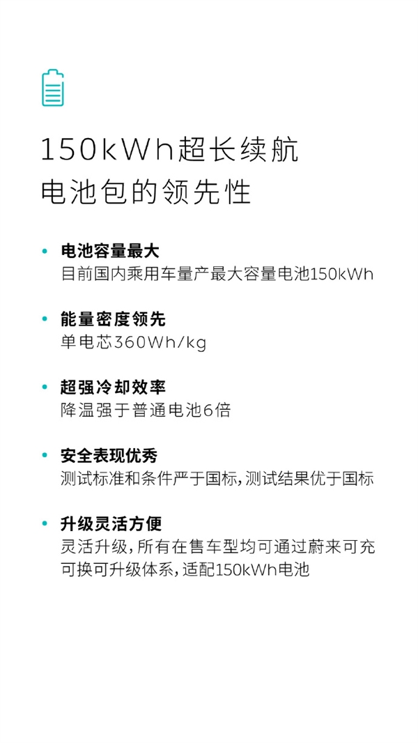蔚來150度電池包實(shí)測續(xù)航超1000公里！油車能去的地方蔚來都能去