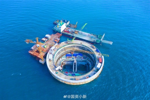 全國首次！海南昌江核電二期工程盾構機通過海上圍堰接收