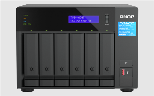 威聯(lián)通發(fā)布全新八盤位NAS：酷睿i9處理器 雙雷電4