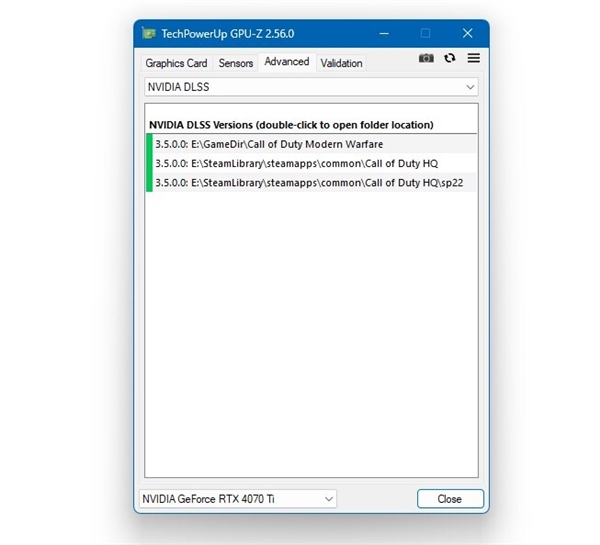 GPU-Z 2.56.0發(fā)布：可檢測(cè)DLSS幀生成、光線重建