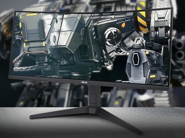 1799元 華碩推出新款34寸帶魚屏：原生180Hz高刷